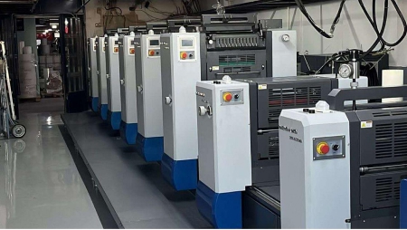 تركيب ماكينة طباعة أوفيست مخصصة، سلسلة ZX-350 لصالح شركة Karma Etiket - تركيا